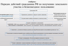 Порядок действий гражданина по получению земельного участка